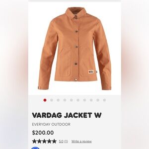Fjallraven Vardag Women's Jacket - Warm Orange